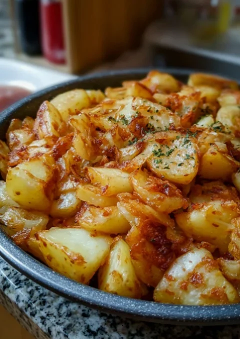 Fried Potatoes and Onions