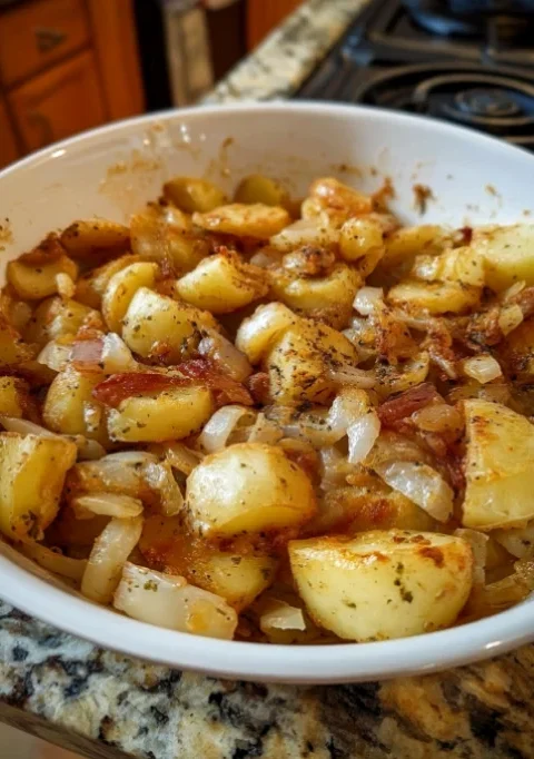 Fried Potatoes and Onions