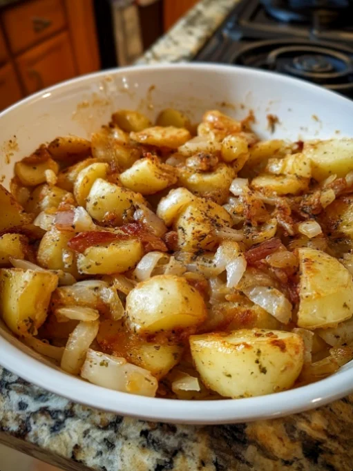 Fried Potatoes and Onions