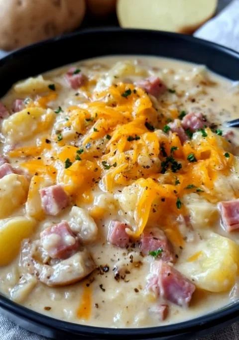 Ham and Potato Corn Chowder