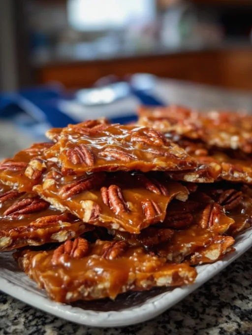 Homemade Pecan Brittle