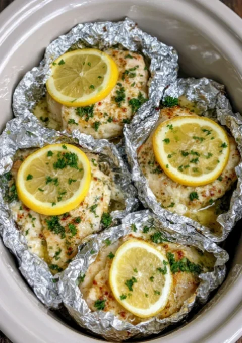 Lemon Butter Chicken Packets