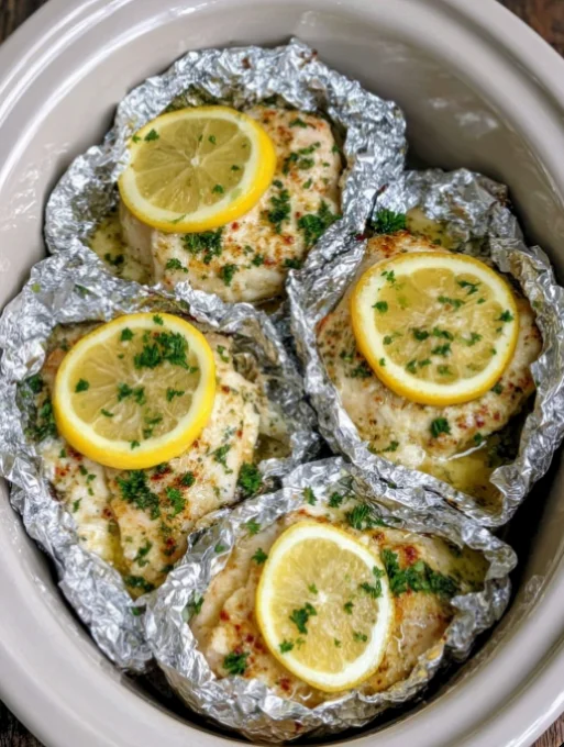 Lemon Butter Chicken Packets