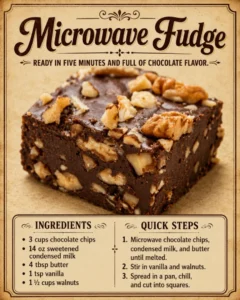 Microwave Fudge