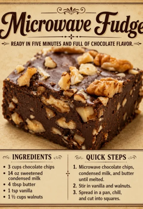 Microwave Fudge