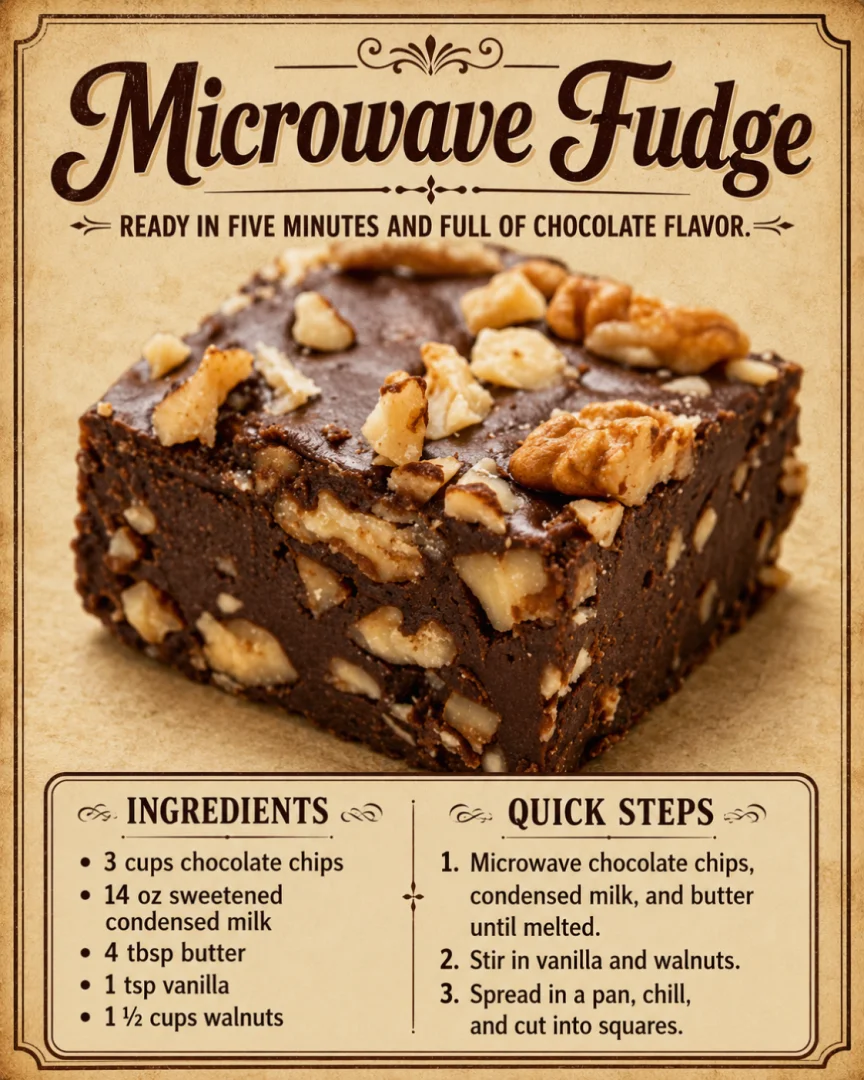 Microwave Fudge