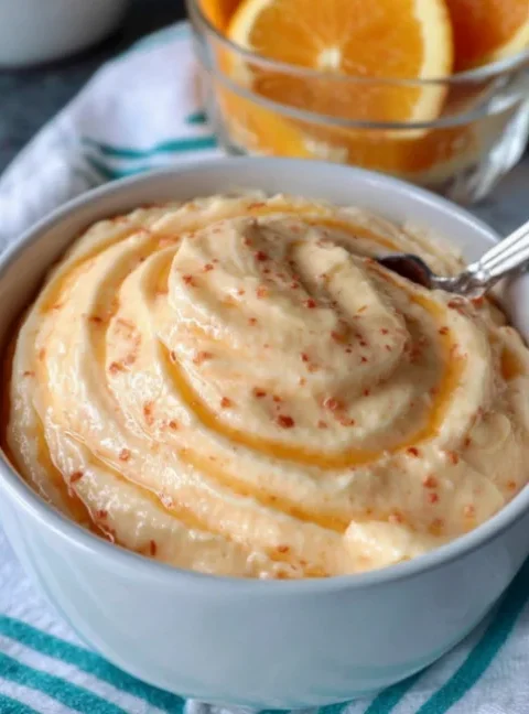 Orange Push Pop Pudding