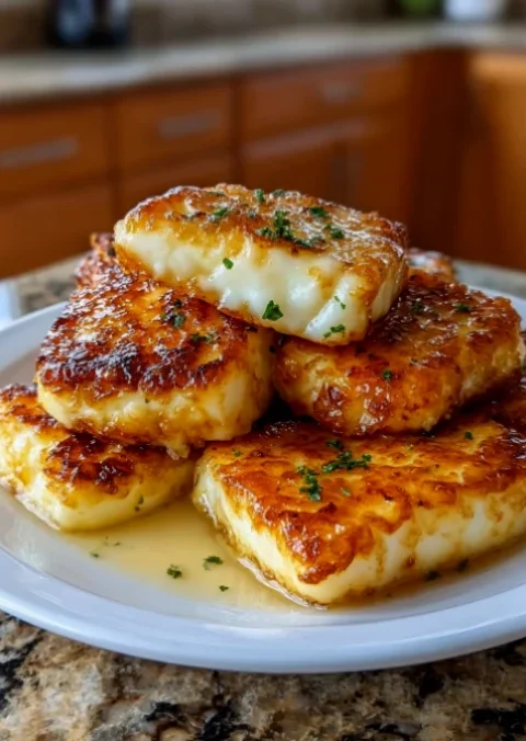 pan-fried halloumi