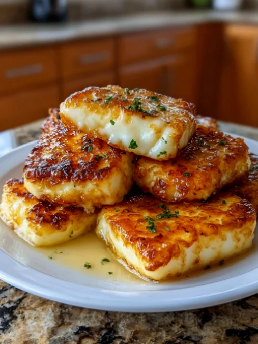 pan-fried halloumi