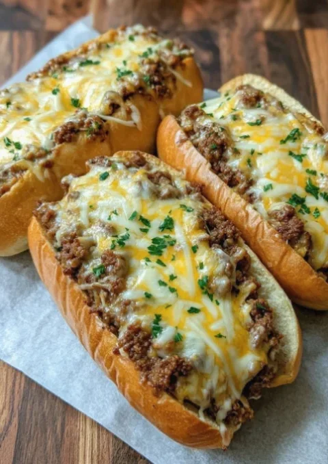Philly Cheesesteak Garlic Bread