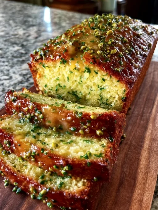 Pistachio Zucchini Bread