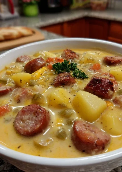 Polish Kielbasa and Potato Soup