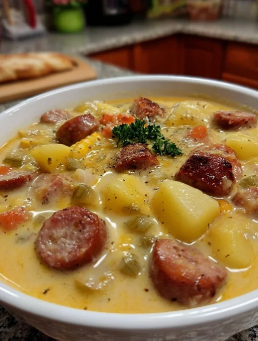 Polish Kielbasa and Potato Soup