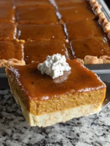 Pumpkin Slab Pie