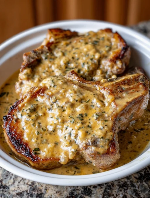 Slow Cooker 3-Ingredient Ranch Pork Chops