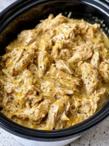 Slow Cooker 4-Ingredient Amish Farmhouse Chicken