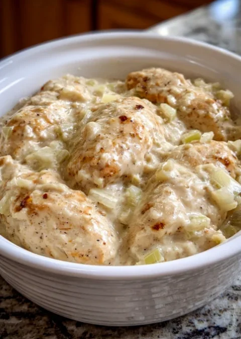 Slow Cooker 4-Ingredient Cream of Celery Chicken