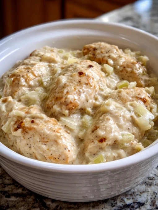Slow Cooker 4-Ingredient Cream of Celery Chicken