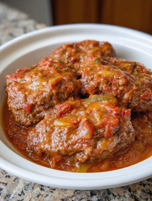 Slow Cooker 4-Ingredient Depression Era Swiss Steak