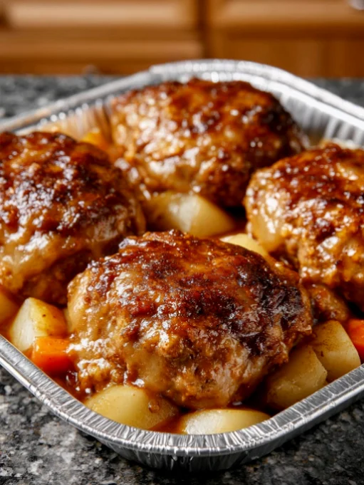 Slow Cooker 4-Ingredient Hobo Dinners