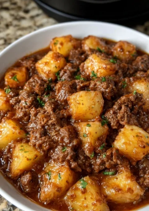 Slow Cooker 4-Ingredient Mulligan Stew
