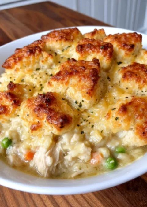 Slow Cooker 5-Ingredient Chicken Pot Pie