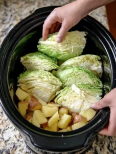 Slow Cooker Amish Cabbage and Potatoes