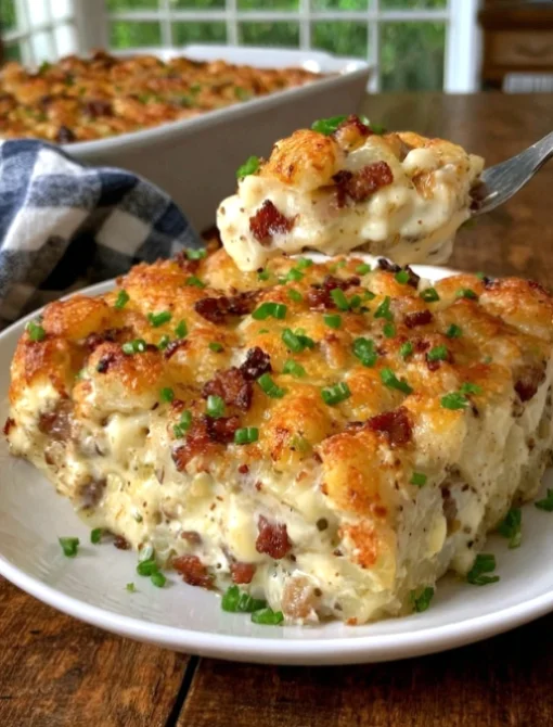 Slow Cooker Loaded Potato Bake