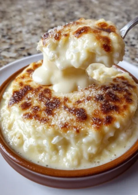 slow cooker rice pudding