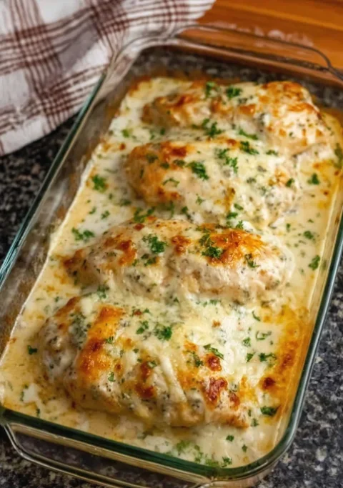 Smothered Sour Cream Chicken