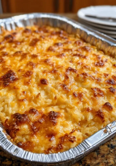 Southern 4-Ingredient Cheesy Hashbrown Casserole