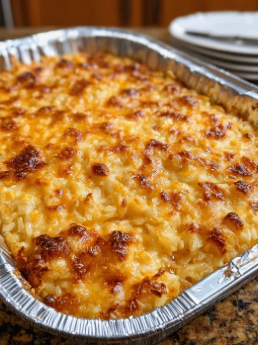 Southern 4-Ingredient Cheesy Hashbrown Casserole