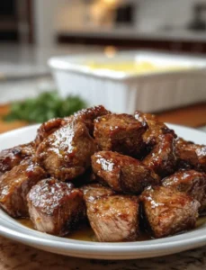 Steak Bites with Garlic Butter