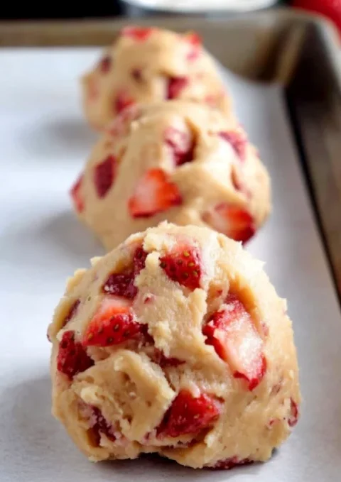 Strawberry Shortcake Cookies