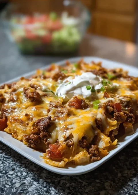 Walking Taco Casserole