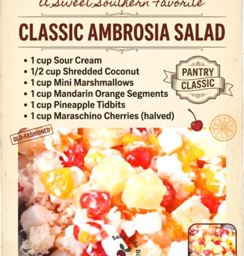 Ambrosia Salad Recipe with Cool Whip