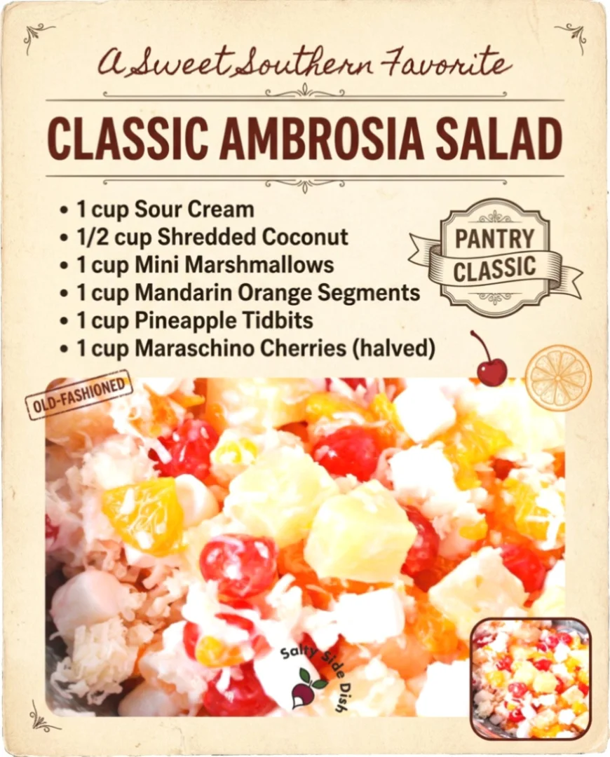 Ambrosia Salad Recipe with Cool Whip