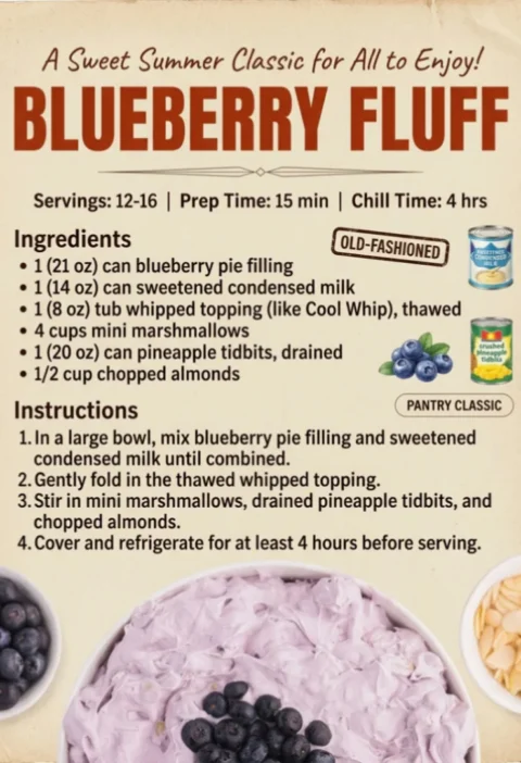 Blueberry Fluff Salad
