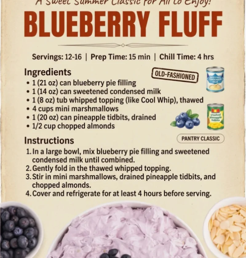 Blueberry Fluff Salad
