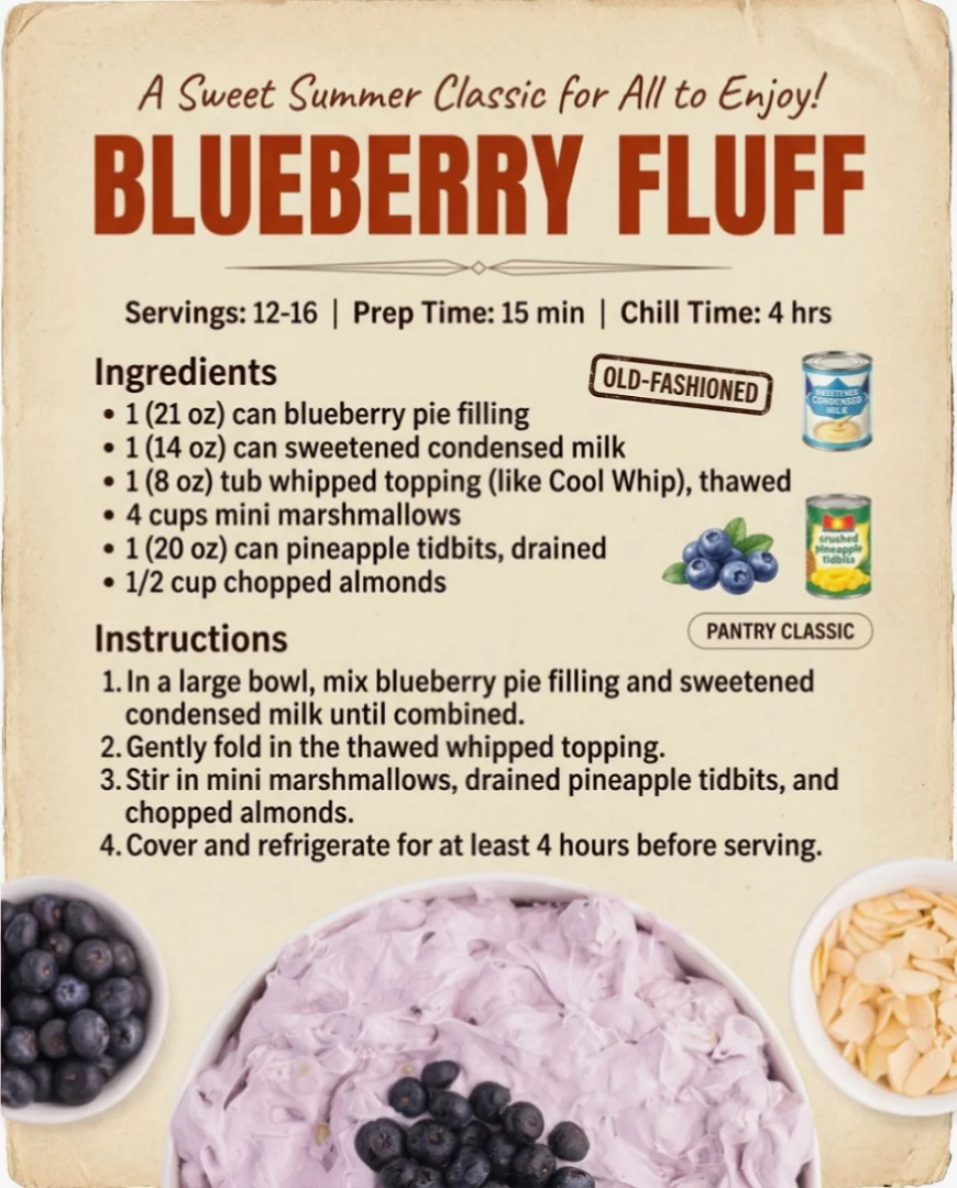Blueberry Fluff Salad
