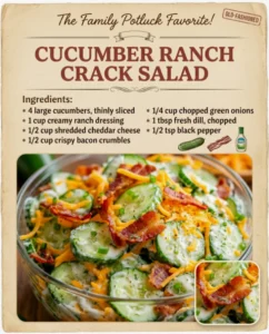 Cucumber Ranch Crack Salad