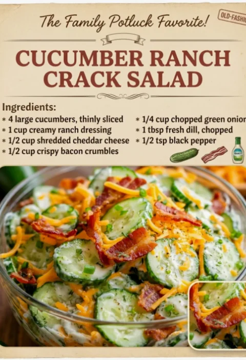 Cucumber Ranch Crack Salad
