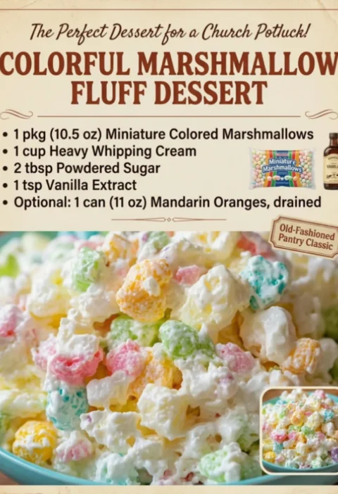 Easy Easter Fluff Salad