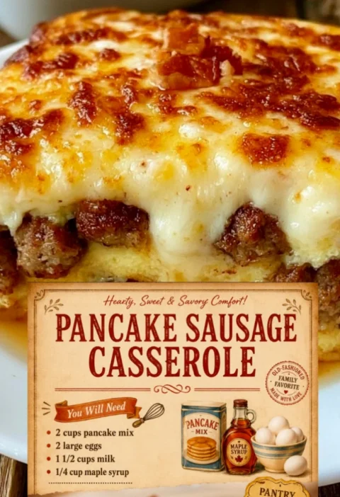 Pancake Sausage Casserole