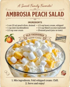 Peach Fluff Salad