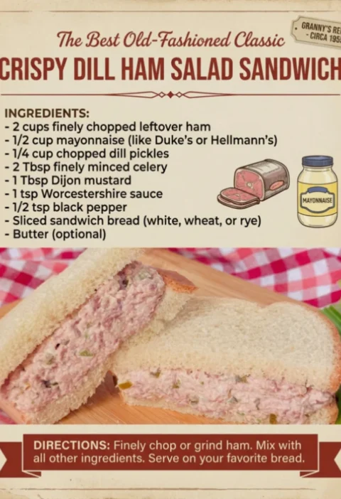 The Best Old-Fashioned Ham Salad Recipe