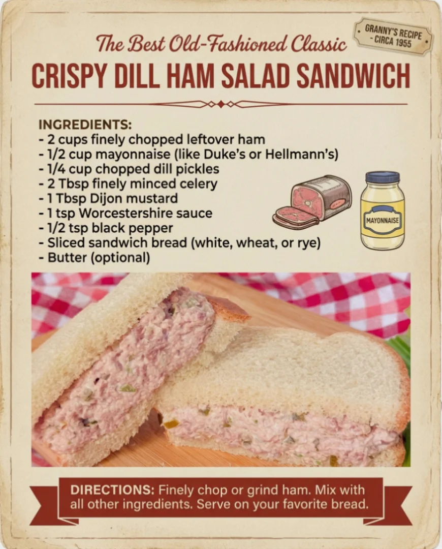 The Best Old-Fashioned Ham Salad Recipe