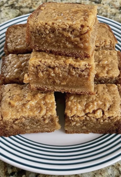 3-Ingredient Peanut Butter Blondies