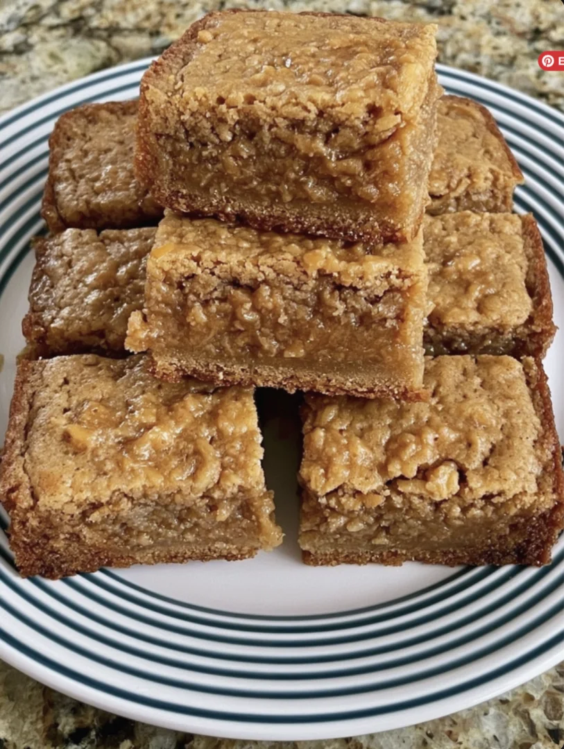 3-Ingredient Peanut Butter Blondies