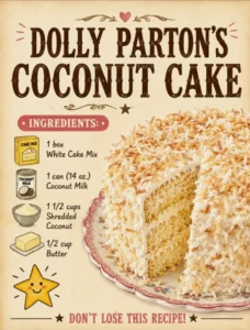 DOLLY PARTON COCONUT CAKE